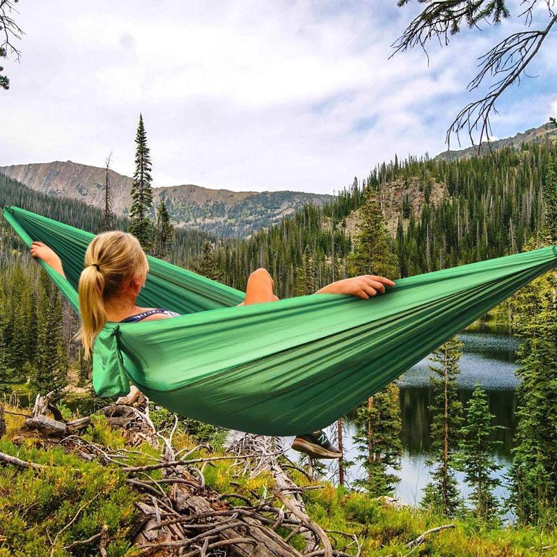 Utomhus camping hängmatta set