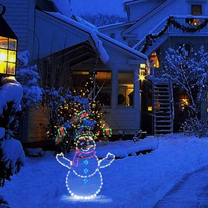 Lekfullt animerat snöbollsljus