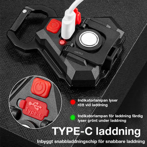 Nyckelring med LED-ljus