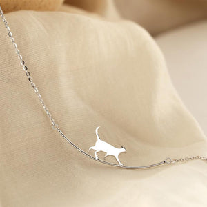 Cute walking cat halsband