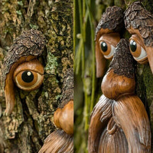 Ladda upp bild till gallerivisning, Old Man Träd Face Art Dekoration-Funny Bird
