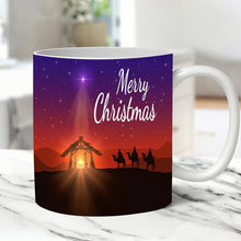 Ladda upp bild till gallerivisning, Vintage jul julkrubba mugg
