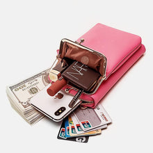 Ladda upp bild till gallerivisning, Telefonväska för kvinnor enfärgad crossbody-väska
