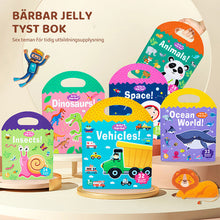 Ladda upp bild till gallerivisning, Bärbar Jelly Quiet-Bok
