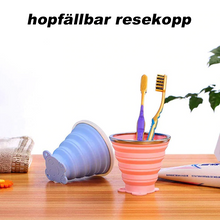 Ladda upp bild till gallerivisning, Silikonvikbara vattenkoppar med lock
