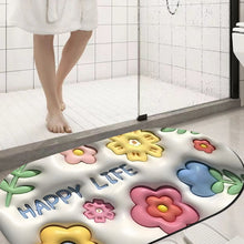 Ladda upp bild till gallerivisning, 3D-absorberande silikon lera badrumsgolvmatta
