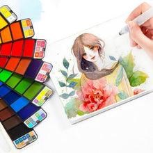 Ladda upp bild till gallerivisning, Solid Gouache Pigment Palette - let your creativity speak!
