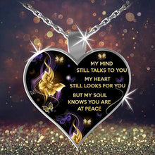 Ladda upp bild till gallerivisning, Nytt halsband talar till dig My Mind Heart Ornament
