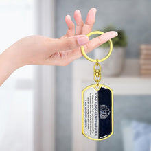 Ladda upp bild till gallerivisning, Keepsake for Granddaughter Keychain
