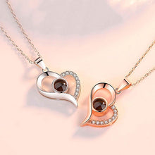 Ladda upp bild till gallerivisning, Love Projection Heart Halsband

