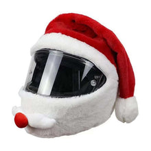 Ladda upp bild till gallerivisning, Jultomten Motorcykelhjälmskydd

