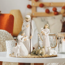 Ladda upp bild till gallerivisning, Willow Tree Nativity Figurines 6 PCs Resin Easter Ornament
