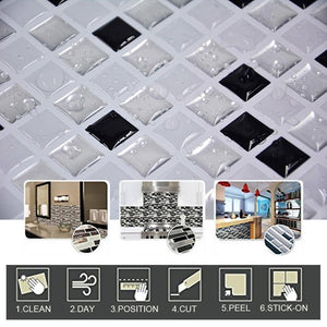 3D Mosaik Dekorplast för Kakel