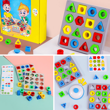 Ladda upp bild till gallerivisning, Formmatchning och färgsensoriskt pedagogiskt spel
