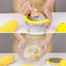 Ladda upp bild till gallerivisning, Cob Corn Stripper med Inbyggd Mätkopp och Rivjärn
