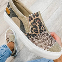 Ladda upp bild till gallerivisning, Patchwork avslappnade sneakers för damer

