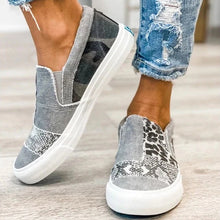 Ladda upp bild till gallerivisning, Patchwork avslappnade sneakers för damer
