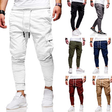 Ladda upp bild till gallerivisning, Enfärgade casual dragsko Joggers
