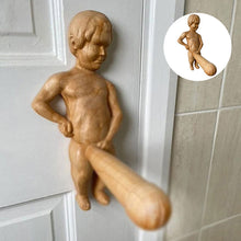 Ladda upp bild till gallerivisning, Rolig toalettpappershållare i trä
