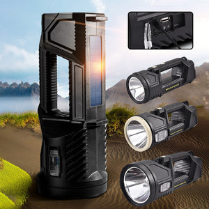 Stark utomhus multifunktions LED-ficklampa