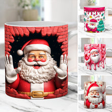 Ladda upp bild till gallerivisning, 3D-mugg med julmotiv
