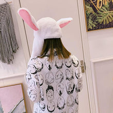 Ladda upp bild till gallerivisning, Söt Plysch Öronhoppande Kaninhatt
