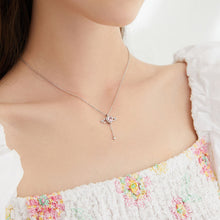 Ladda upp bild till gallerivisning, Cupid Heart Halsband med rörliga vingar
