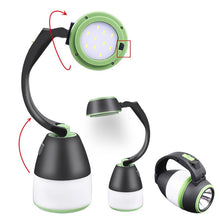 Ladda upp bild till gallerivisning, Multifunktionell LED uppladdningsbar campinglampa

