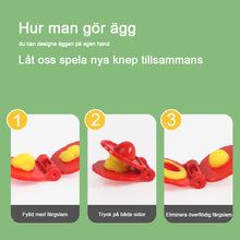 Ladda upp bild till gallerivisning, Färger Polymer Lera Fjäder Rolig kycklingleksak
