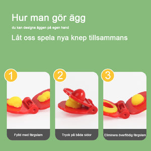 Färger Polymer Lera Fjäder Rolig kycklingleksak