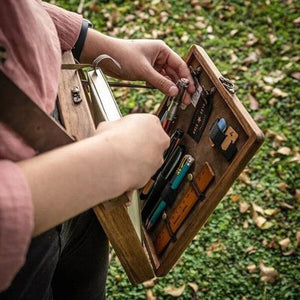 A5 Messenger box för författare i trä