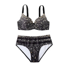 Ladda upp bild till gallerivisning, Bikini med glittrande tryck
