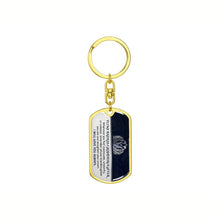 Ladda upp bild till gallerivisning, Keepsake for Granddaughter Keychain
