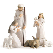 Ladda upp bild till gallerivisning, Willow Tree Nativity Figurines 6 PCs Resin Easter Ornament

