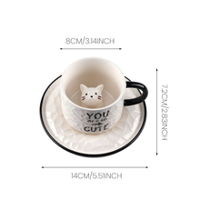 Ladda upp bild till gallerivisning, 3D djurkaffemugg
