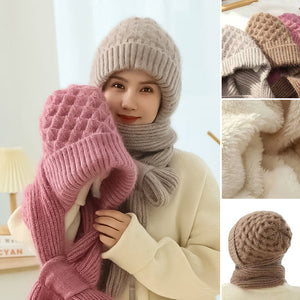 🧶Integrerad hörselskydd vindtät kepshalsduk