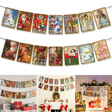 Ladda upp bild till gallerivisning, 🎅🚩Vintage stil jul banner🎅
