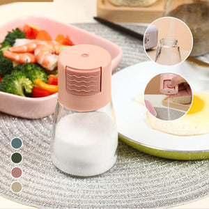 Salt och peppar shaker exakt kvantitativ push typ