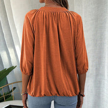 Ladda upp bild till gallerivisning, T-shirt med rund hals 3/4-ärm
