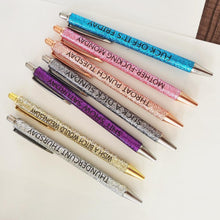 Ladda upp bild till gallerivisning, Swear Word Daily Pen Set (7cs* Roliga svarta bläckpennor)
