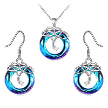 Ladda upp bild till gallerivisning, Älska evigheten halsband och örhängen

