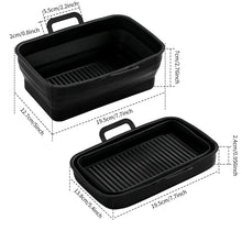 Ladda upp bild till gallerivisning, Hopfällbar Air Fryer bakplåt i silikon
