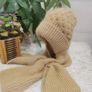 🧶Integrerad hörselskydd vindtät kepshalsduk